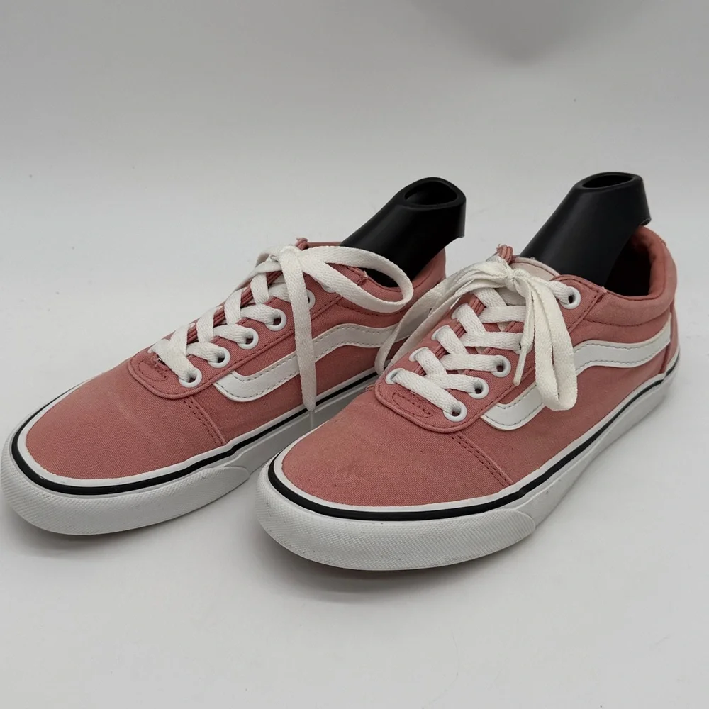 VANS Ward Canvas Shoes Women’s Size 6 Tropical Peach Sneakers Skate Low Tops - Picture 8 of 15